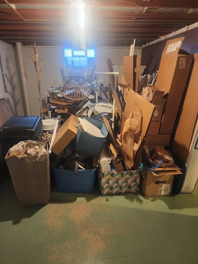 Roll-off dumpster container at job site for 8 Yard Dumpster Rental in Ellensburg